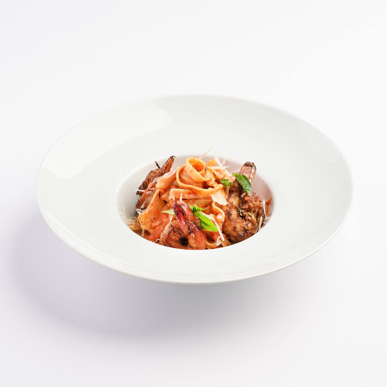 Pasta Rossa with Prawns